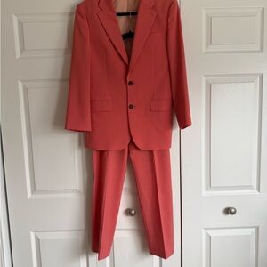 Men's Coral Blazer and Suit Set